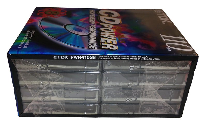 TDK CD Power 110 High Bias High Energy Performance Blank Audio Cassette Tapes - 8 Pack - Image 3